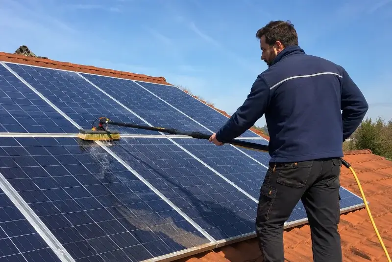 Nettoyage et entretien de panneaux solaires à Sault-Brénaz
